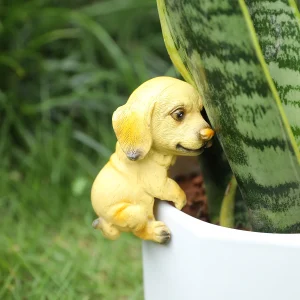 1pc Hanging Planter Puppy Lover Gift, Home Balcony Garden Animal Decoration Sculpture Planter Decoration, Home Decoration